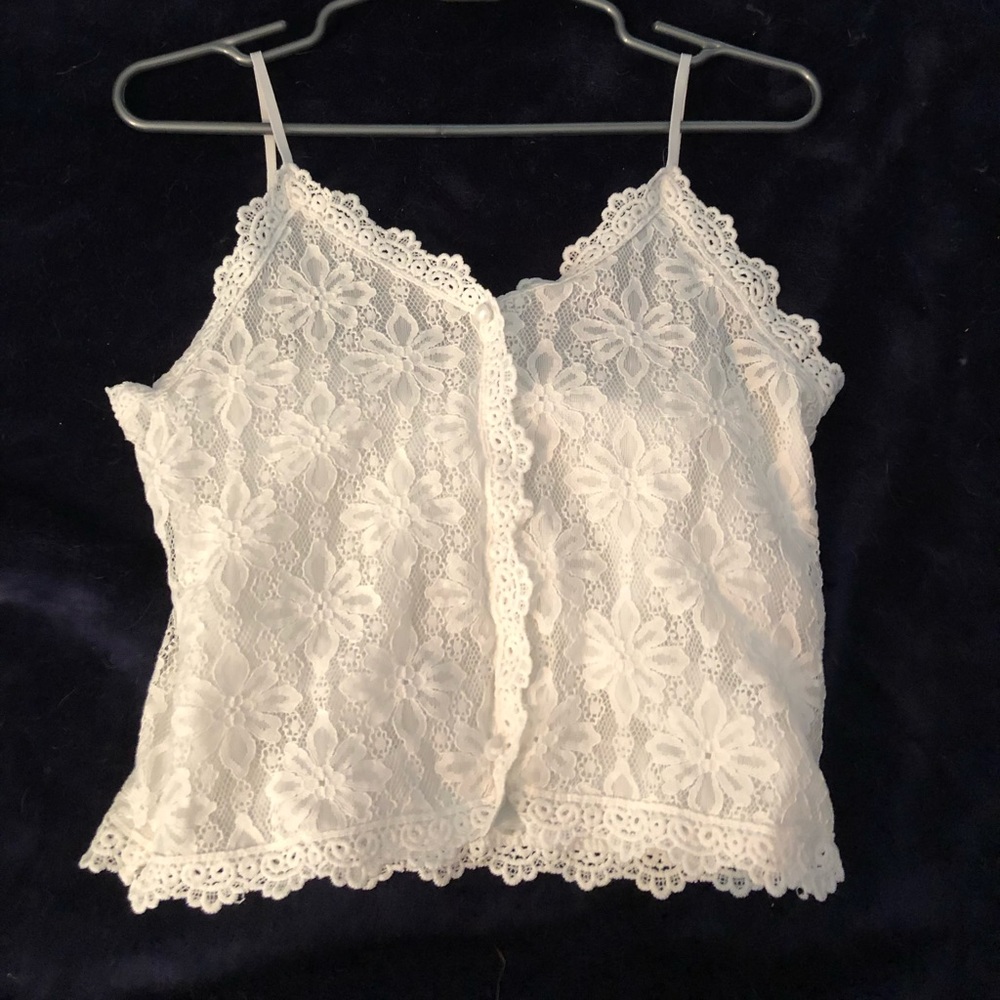 White crop top